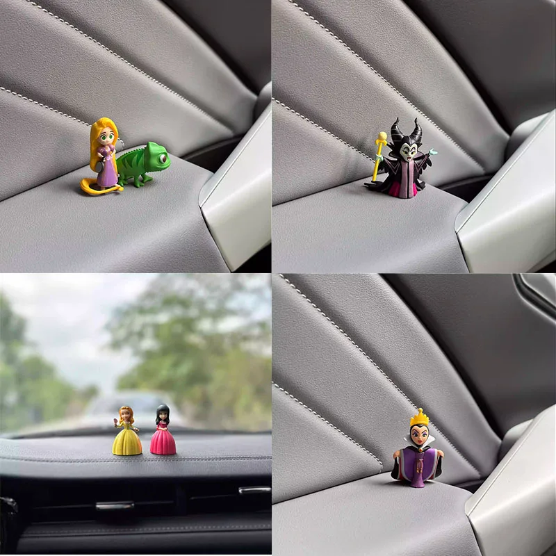 

Принцесса Злая Королева Малефисента Интерьер автомобиля Центральная консоль Украшения Мультяшная фигурка Миниатюрные аксессуары Креативная фигурка Игрушки