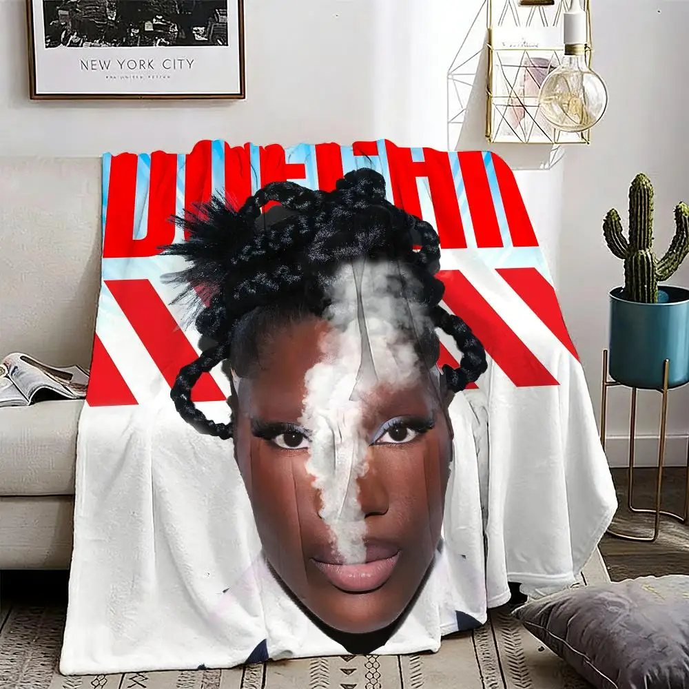 

Rapper Doechii Throw Lightweight 240g Flannel Blanket Soft Skin-friendly for Summer Cooling