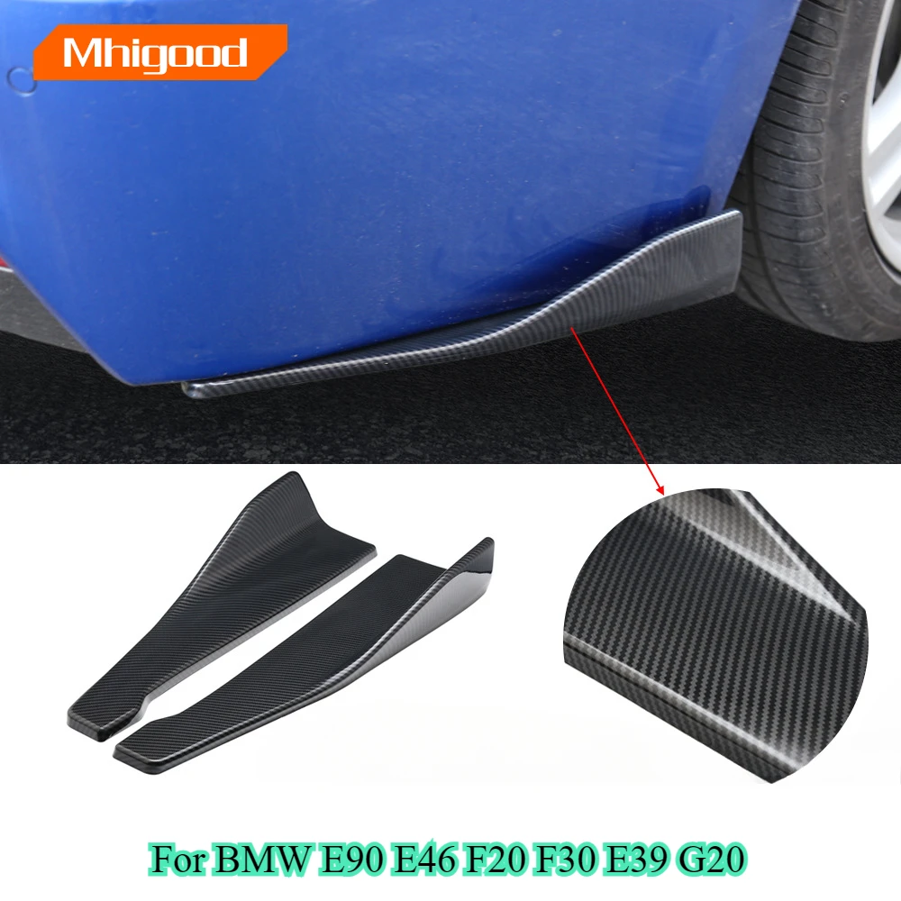 Spódnica boczna 48CM do BMW E90 E46 F20 F30 E39 G20 Akcesoria Uniwersalne przedłużenie Ochraniacz tylnego zderzaka Spoiler Dyfuzor Split