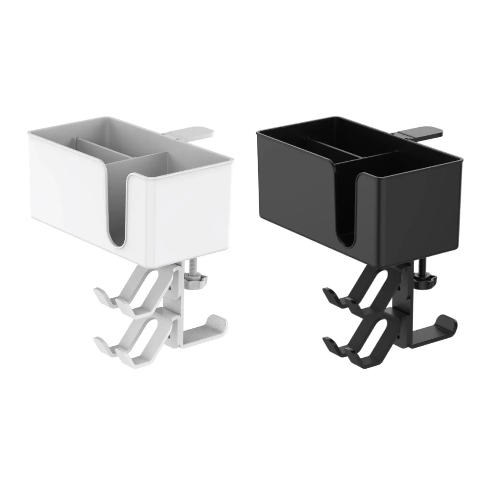 

Desk Cup Holder Controller Headset Hanger Coffee Mug Phone Pen Storage Box