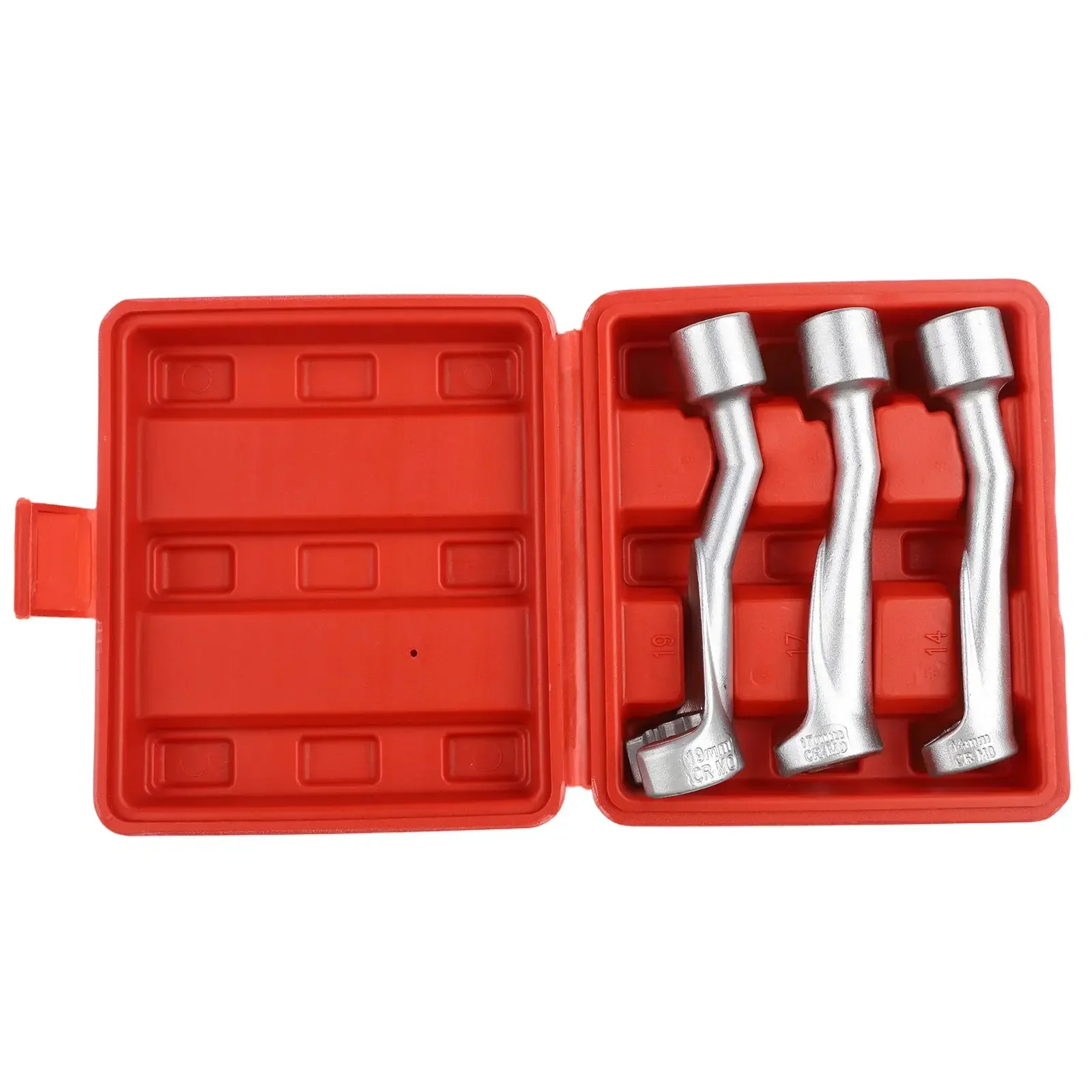 Open End Wrench 1 2in Drive Garage Repair Chrome-plated Heads Oxidation-resistant Coating For Injector Pipe Nuts