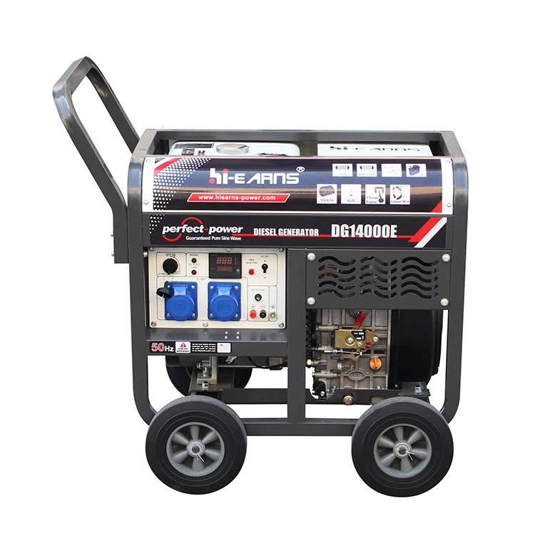 Hi-earns 1102 1105 12kva 14kva open type generating air cooled die·sel generator