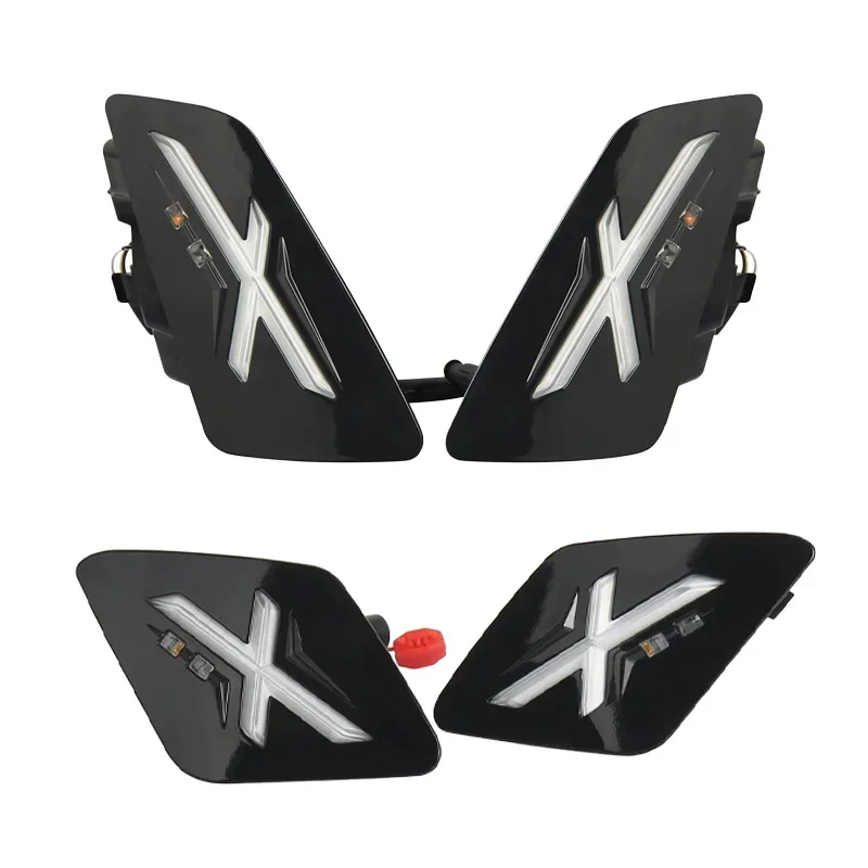 FOR Vespa GTS300 New Black LED Turn Signal Taillight Front Position Flash White Orange Non-Destructive Easy Motorcycle！！