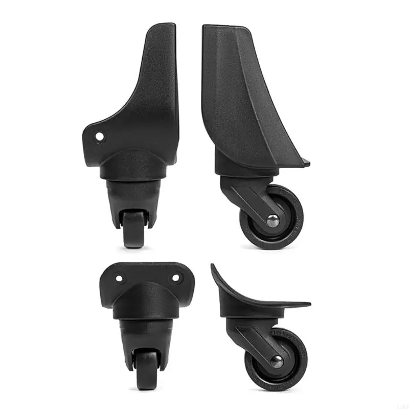 

A3PE 4pcs Suitcase Replacement Set Easy to Install Ergonomic Luggage 360 Degree Rotation For Frequent