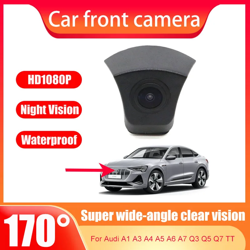 

CCD HD Car Front View Logo Parking Reversing Camera Night Vision Positive Waterproof For Audi A1 A3 A4 A5 A6 A7 Q3 Q5 Q7 TT