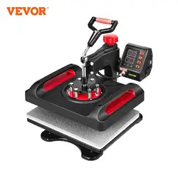 VEVOR Heat Press Machine Sublimation Kit 15 X 12 Inch 11 In 1 Double Tube Heating Transfer for Mugs Case Cups Plate Print