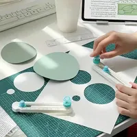 1pc  2-20cm Circle Paper Cutter Multifunctional Craft Cutting Tools Paper Scrapbooking Cards Cutters For Home Study Offices