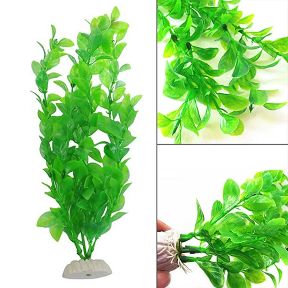 Artificial for Fish Tank Strong Simulation Decoration Beautiful Color for Fish Easily Clean Water Grass Aquarium Tank