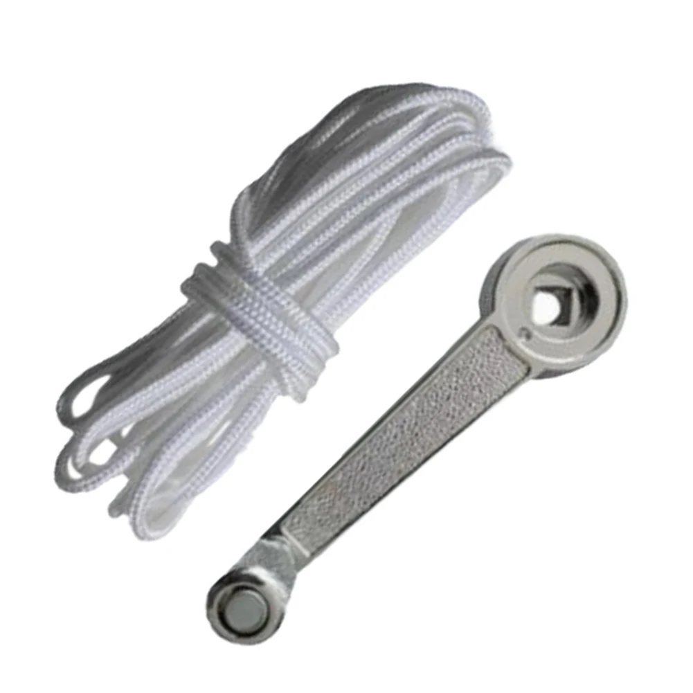 Replacement Crank Arm Assembly for Patio Umbrellas with 3.4 Meter Rope for Typical Crank-Based Umbrella Models