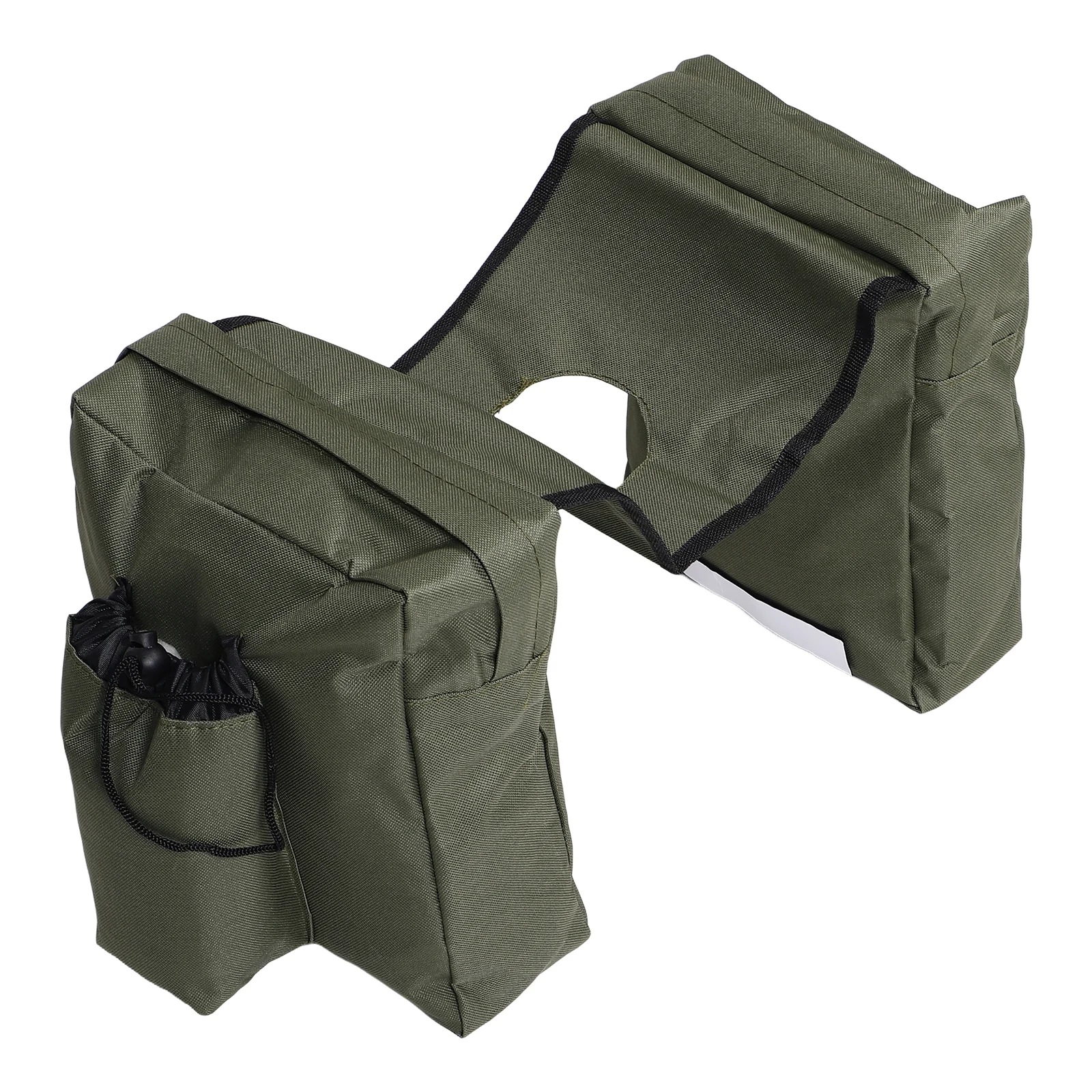 

Motorcycle Off road Bag Dual Pocket 600D Oxford Cloth Storage Saddlebag ATV UTV Snowmobile Rear Rack Bike Pouch