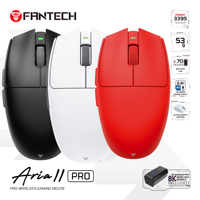 FANTECH Aria ll PRO XD7V2 Professional Ultralight Gaming Mouse PIXAT3395 8K 650IPS Tri-Mode Wireless Mice For PC Laptop