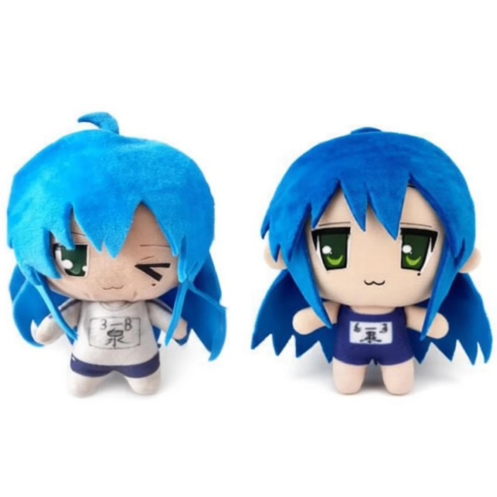 

10CM Stuffed Anime Lucky Star Izumi Konata Plushie Toys Peripherals Cotton Doll Backpack Decorative Pendant Keycahin Gifts