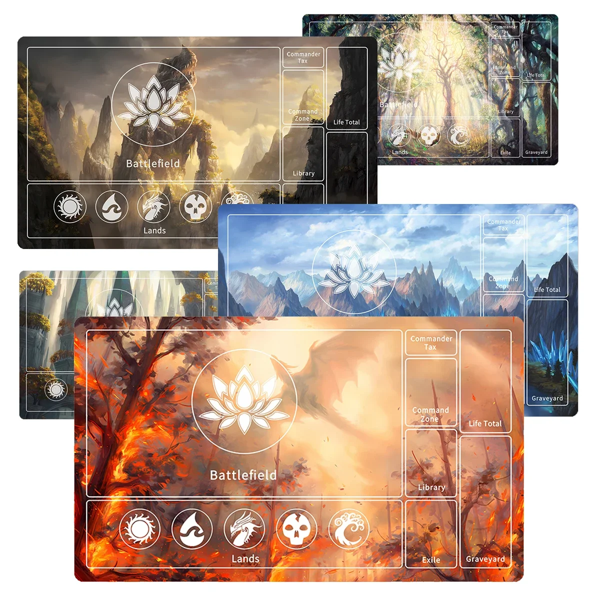 Game table game card mat for (MTG) fighting plate TCG game field card mat background customized mouse pad battle mat peripheral