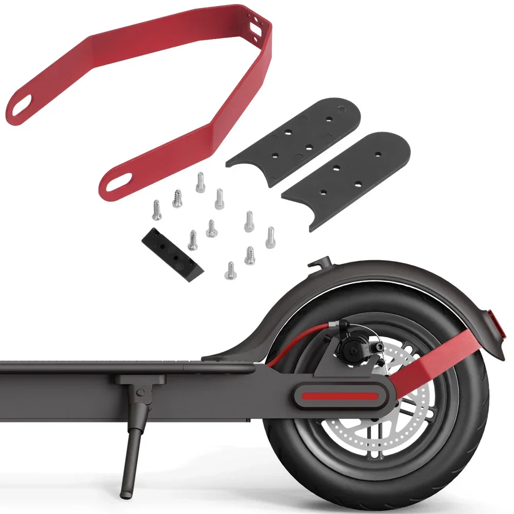 Tinke 2-Piece Scooter Fender Bracket & Rear Mudguard For Xiaomi M365/Pro/1S - Anti-Splash Support Bracket