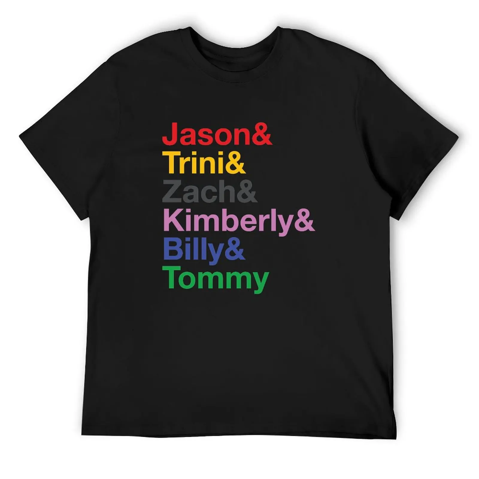 Power Rangers Name Shirt (With Tommy) T-Shirt