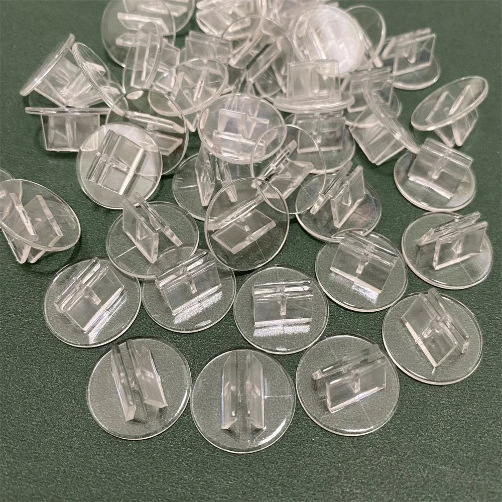 10/20/50Pieces Transparent Plastic Stand for 1-1.5mm Paper Card Board Game Components Card Holder For Game Cards