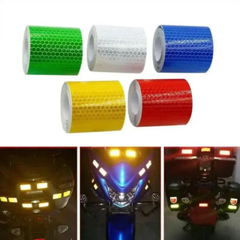 

Светоотражающая лента-наклейка для кузова автомобиля 5см*3м, высоковидимая, водонепроницаемая, для прицепов, шлемов, мотоаксессуаров