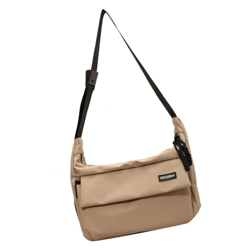 Bolso bandolera nailon para hombre y mujer, bolso hombro multiusos con correa ajustable