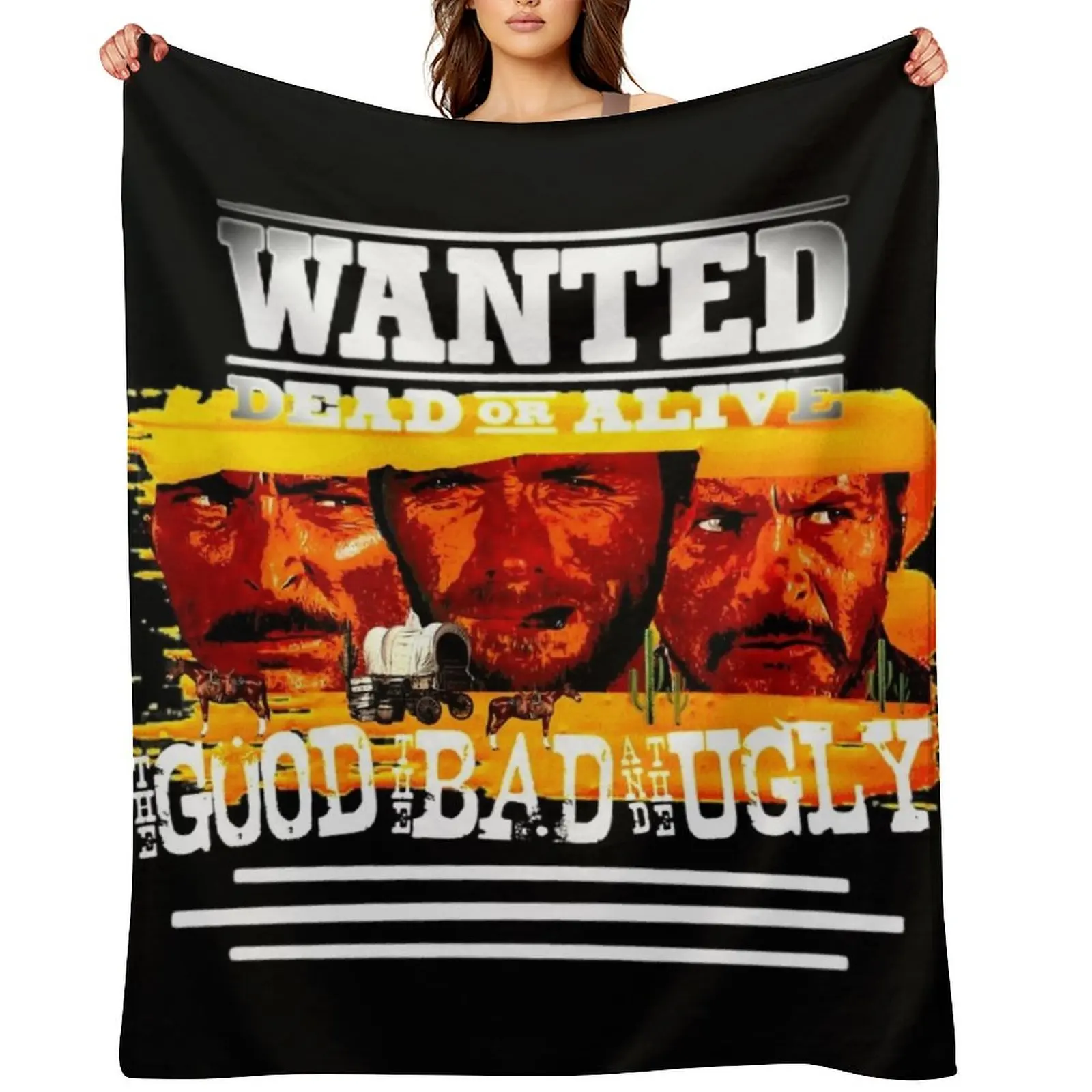 

Copy of good the bad and the ugly Throw Blanket Sofa warm for winter Plush Bed Blankets