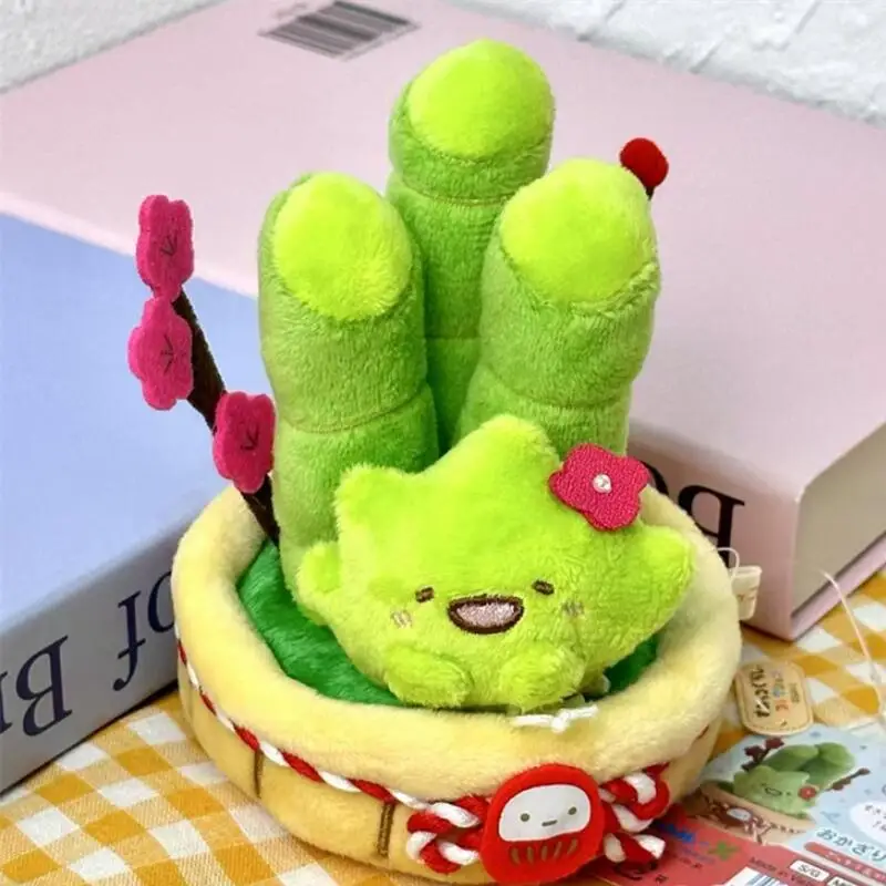 

MINISO Sumikkogurashi Dracaena Sanderiana Мачта в горшке плюшевая кукла Брокколи хлеб креативный кулон настольный орнамент плюшевая игрушка для девочек