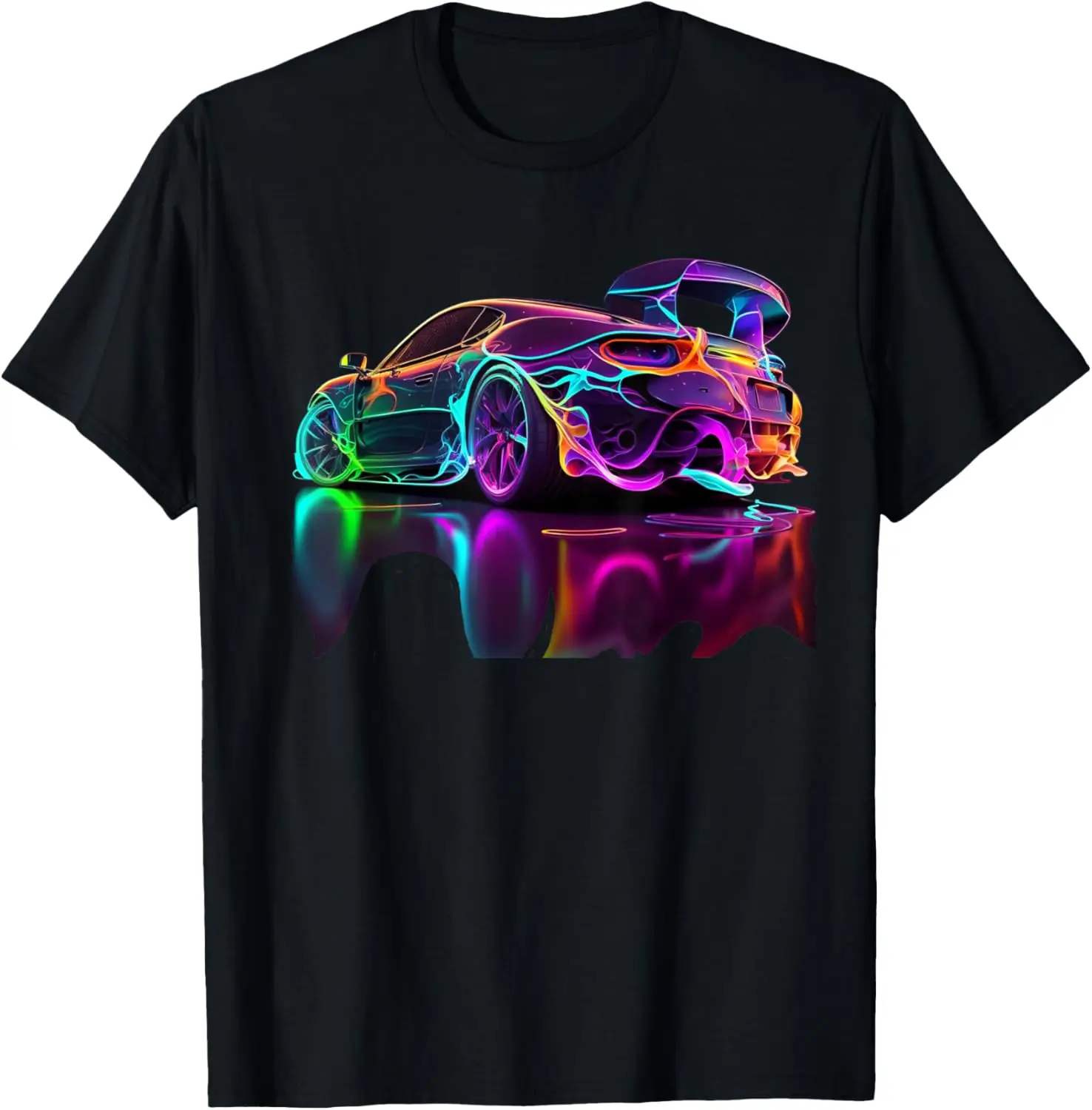 

Neon Sports Car T-Shirt