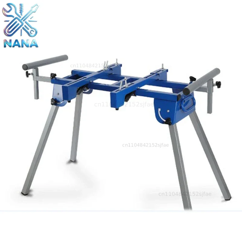 Portable Cutting Machine Bracket - Foldable Woodworking Table, Mobile Multifunctional Aluminum Miter Saw Workbench