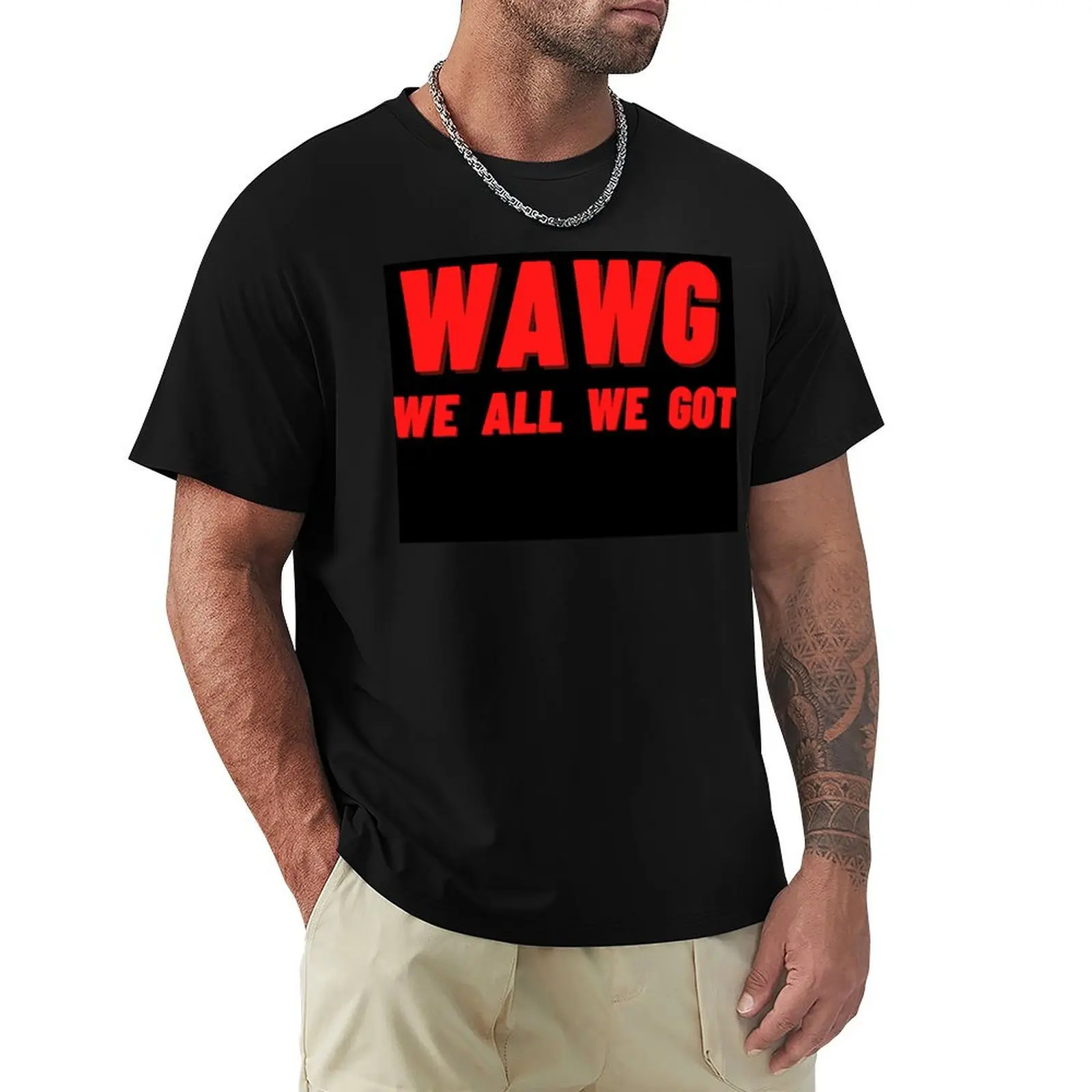 

WAWG merch for K Shordy - tired of shooting T-Shirt vintage cheap stuff t shirts for men pack