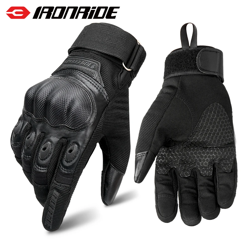 

Мотоциклетные перчатки, дышащие для всех сезонов, внедорожные перчатки для езды на мотоцикле, противоскользящие тактические перчатки с сенсорным экраном и полным пальцем