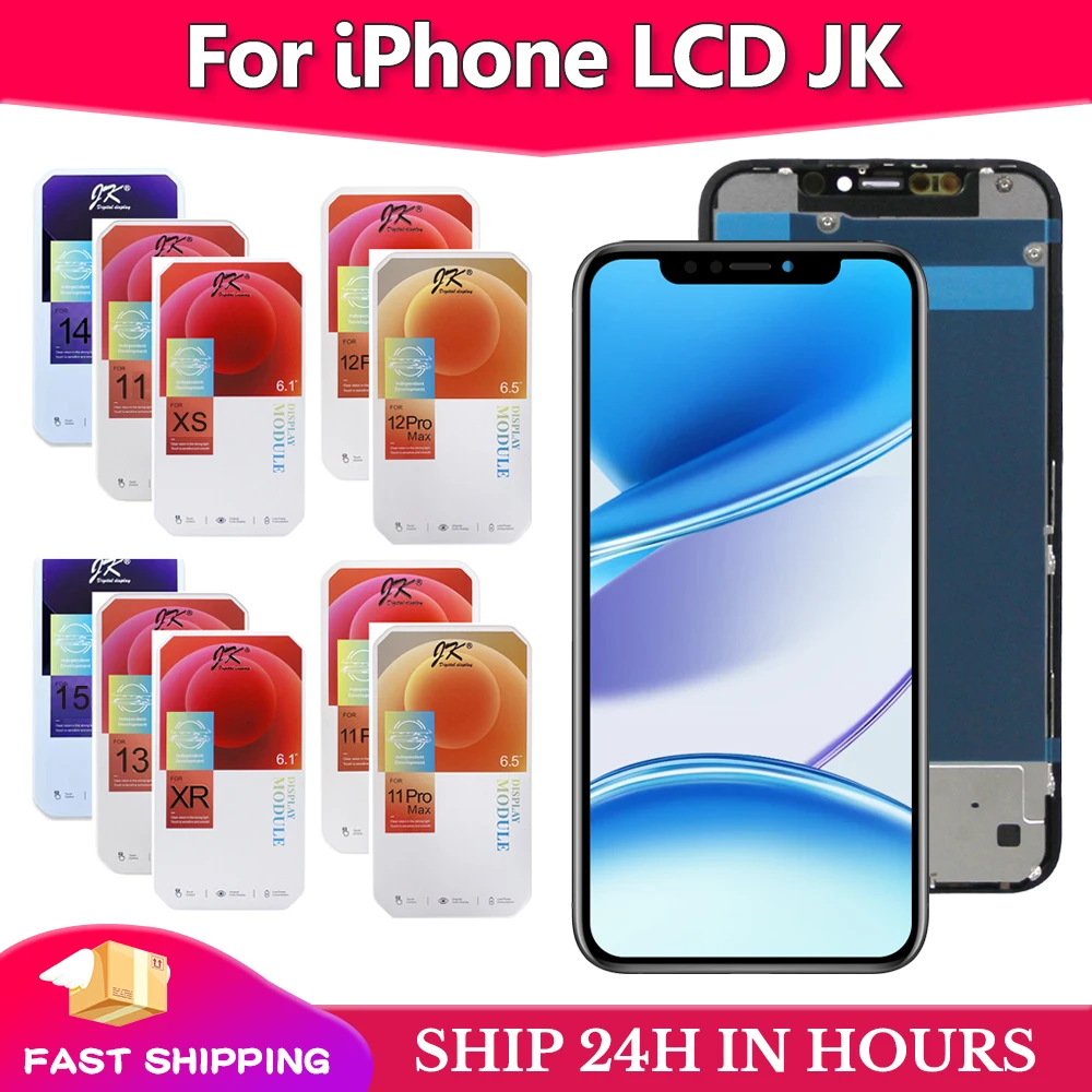 New Incell OLED For iPhone X XR XS MAX 11 11 Pro 12Pro 12 LCD Display Screen Digitizer For iPhone 12 Mini 13 14 Pro Max 15 LCD