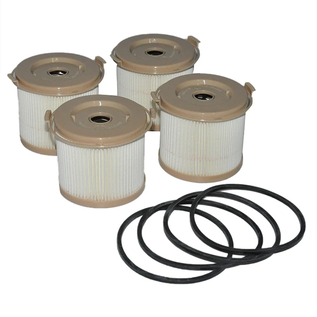 4pcs 2010SM 2010TM 2010PM Filter Element for 500FG 500FH Diesel Engine Fuel Filter Water Separator Replacement 2 10 30 Micron