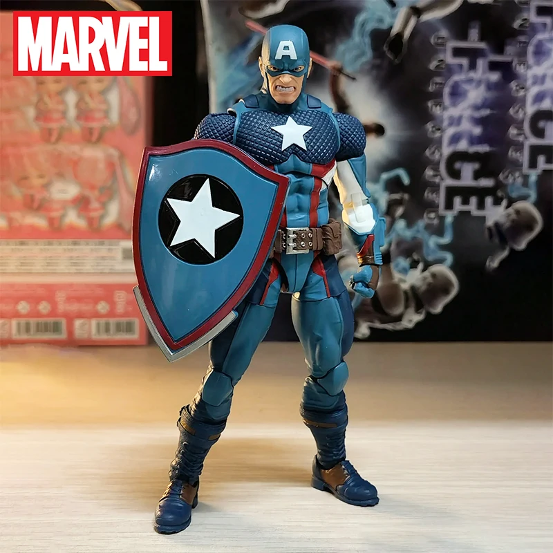 

Hot Marvel Legends Series Captain America Secret Empire Action Figure Model Toy Desktop Decoration Collection Children Xmas Gift