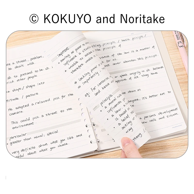 1pc Kokuyo Binder Note A5 B5 Loose Leaf Notebook Limited Pattern Journal Binder Diary Planner Office School Supplies