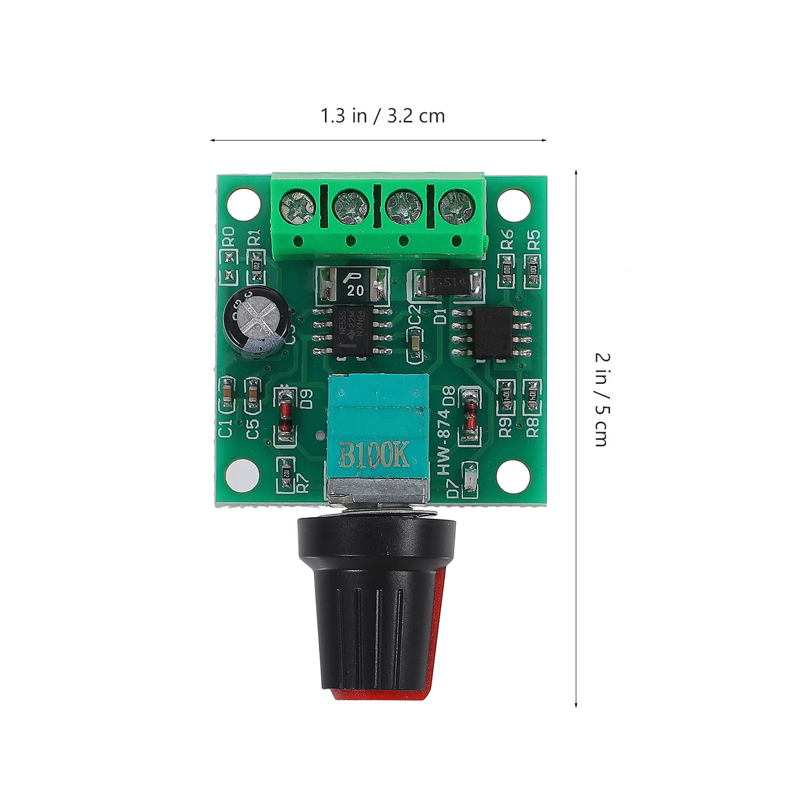 Pwm Adjustable Dc Motor Speed Controller 1.8V-12V Low Voltage Regulator Module Motor Speed Control with Auto Fuse Reset