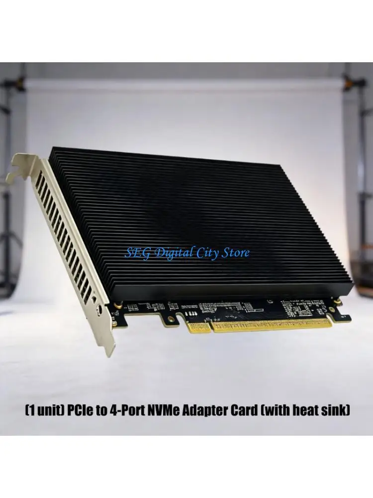 U75B Advanced 4 M.2 NVMes PCIe4.0 X16 Host Controller Card For High End Computing
