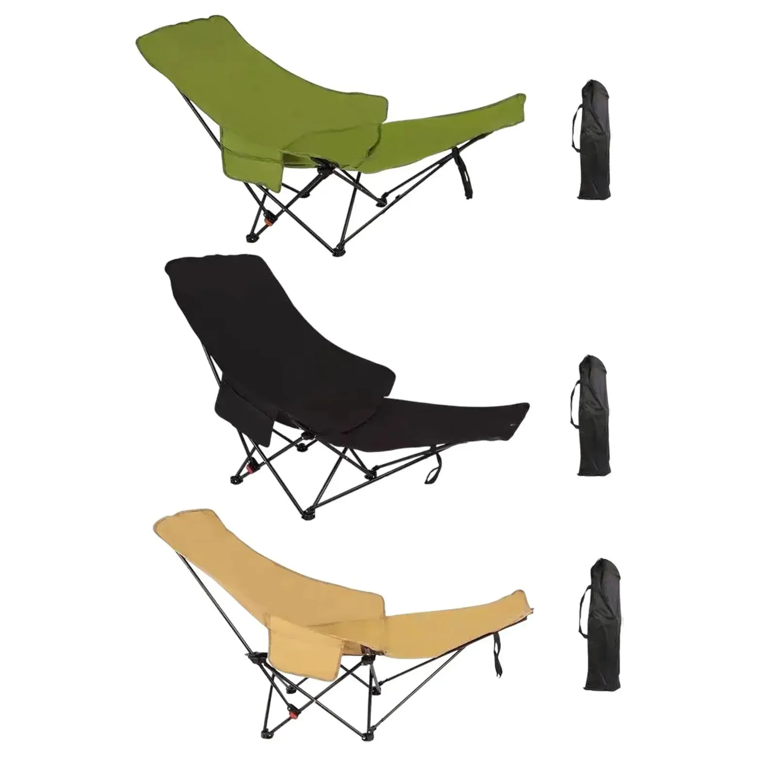 Folding Lounge Chair Reclining Chair 3 Gear Adjustable Angle Foldable recliner for Pool Fishing Patio Traveling Sunbathing  Factory Direct Wholesale, Affordable Bulk Price Cost-effective Bulk Price