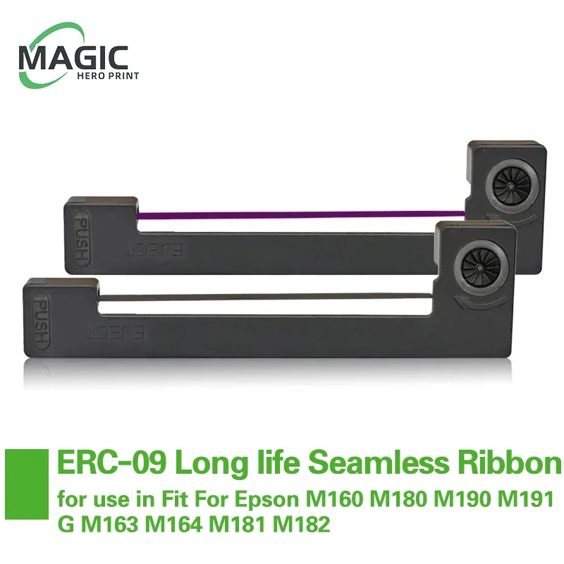 5 قطعة شريط سلس طويل العمر ERC-09 ERC09 ERC09B للاستخدام في صالح لإبسون M160 M180 M190 M191G M163 M164 M181 M182