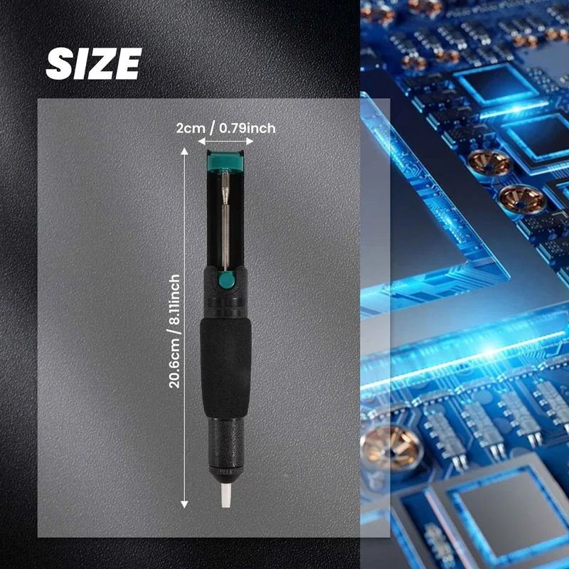 Solder Wick & Desoldering Pump Solder Sucker & Desoldering Wick 2Pcs Solder Braid (2Mm Width, 1.5M Length)