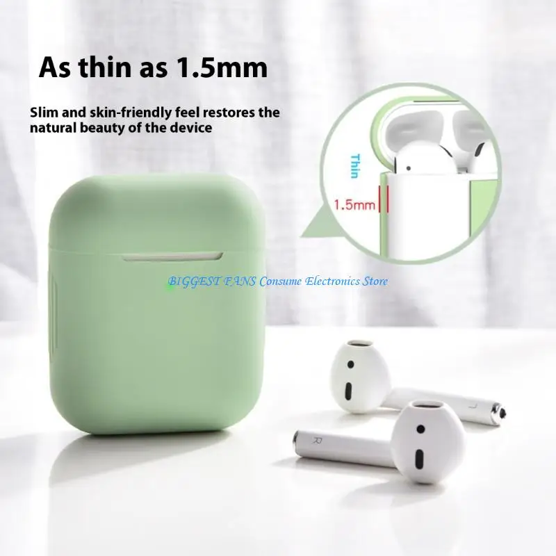 

Accuracy Fit Soft Silicone Guard Case Tight Defense Scratch For 1/2 Earbud