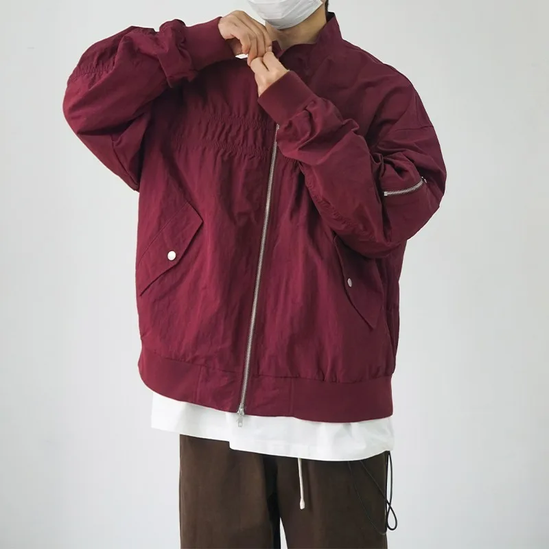 

Свободная верхняя одежда в стиле ретро в американском стиле для мужчин и женщин, весенне-осенняя модная элитная одежда Harlington