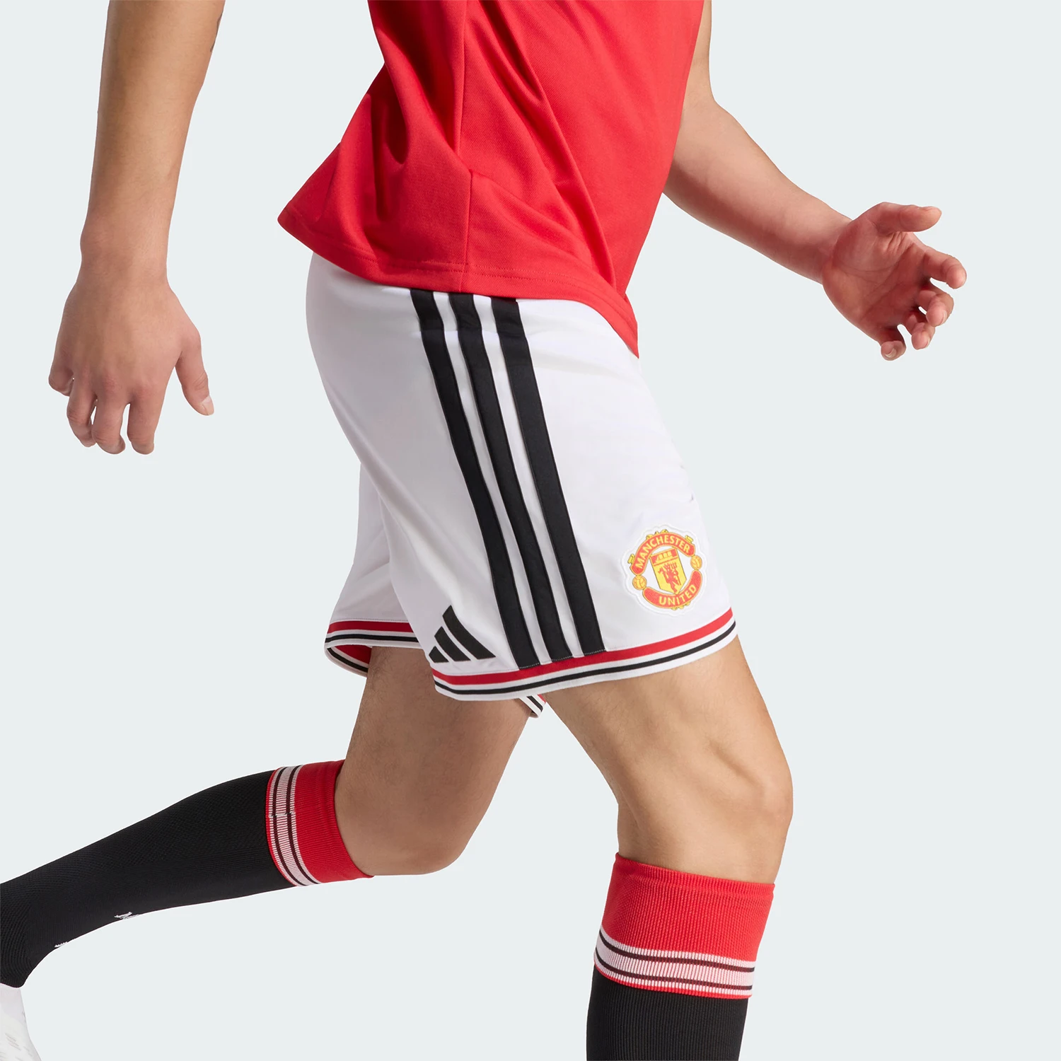 Adidas genuine Manchester United home fan edition men's football shorts KA6872