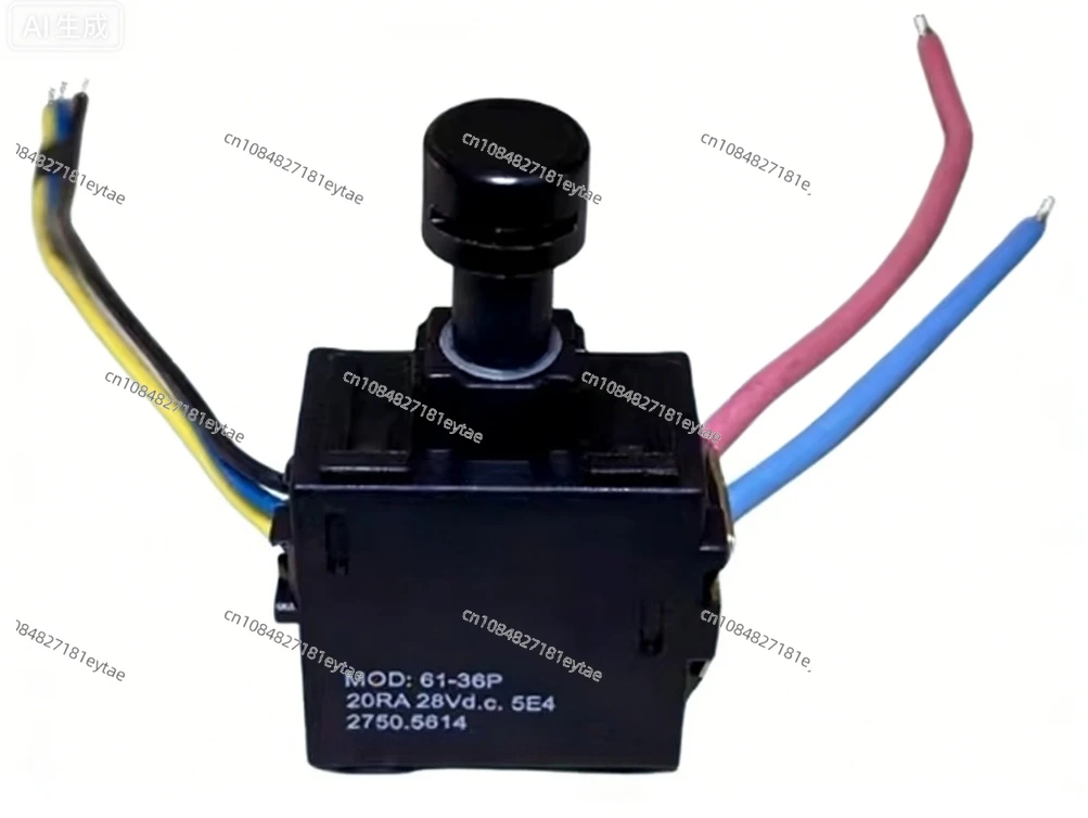 

Выключатель для дрели 61-36P 20RA 28VDC 2750.5614