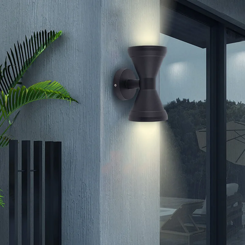 Led Outdoor Minimalist Hourglass, Hallway, Exterior Wall, Door Head, Wall Wash, Courtyard Wall Light