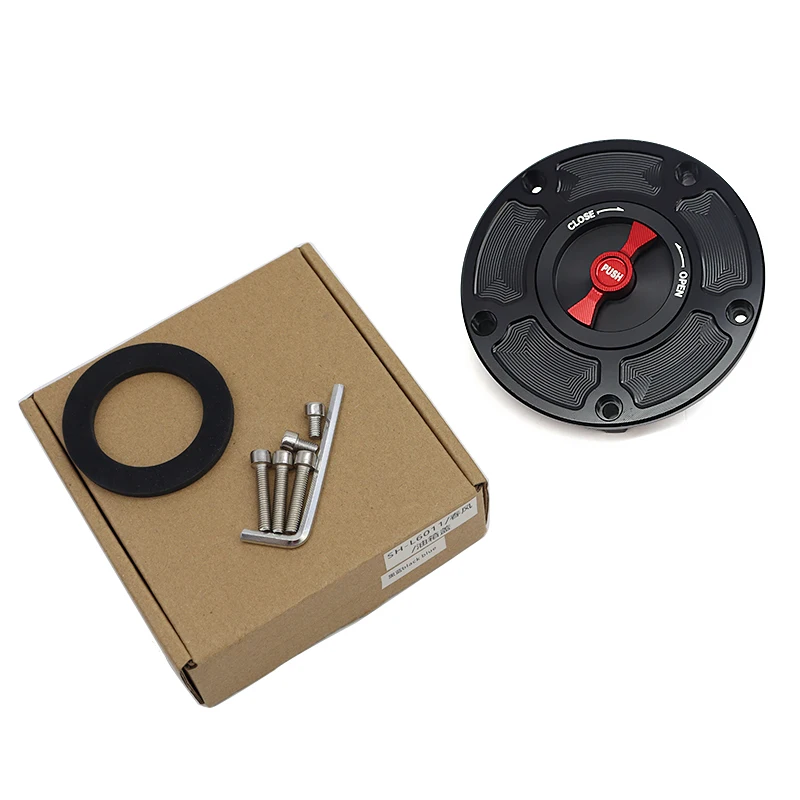 CNC Fuel Gas Tank Cap Cover Aluminum Keyless Motorcycle Accessories For CFMOTO 800MT 650NK 400GT 400NK 450NK 250NK 450SR 250SR