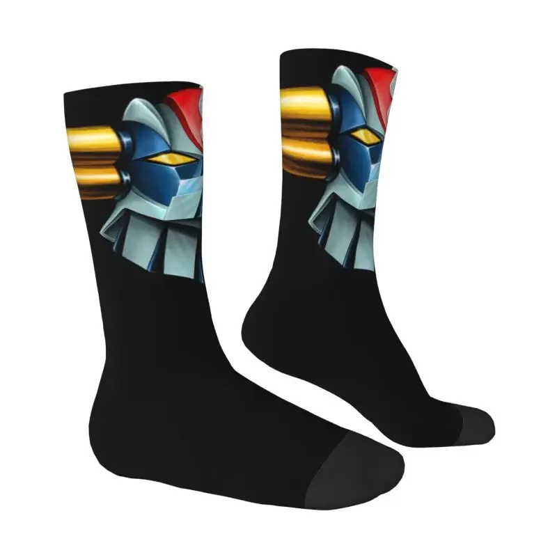 Novelty Printing UFO Robot Grendizer Goldorak Socks for Women Men Stretch Summer Autumn Winter Mazinger Z Crew Socks