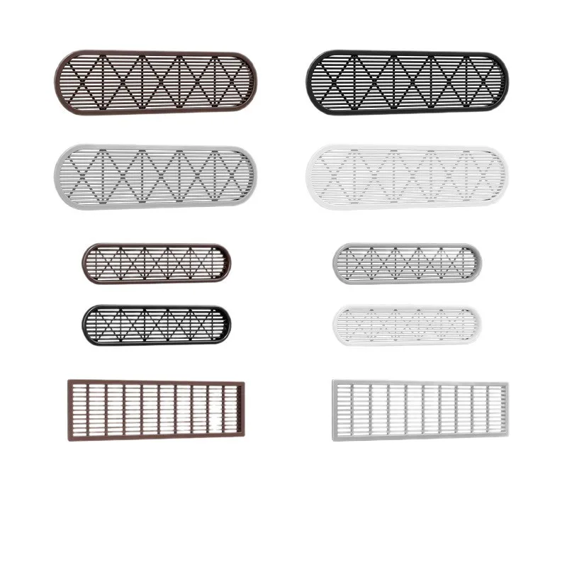 Oval ABS Plastic Ventilation Mesh Shoe Cabinet Cooling Grid Exhaust Hole Cover for Cabinet Ventilation