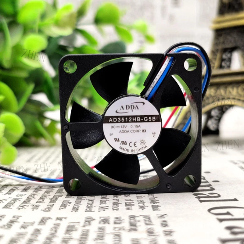 S New for ADDA AD3512HB-G5B 12V 0.15A 4-pin Cooling Fan#QW