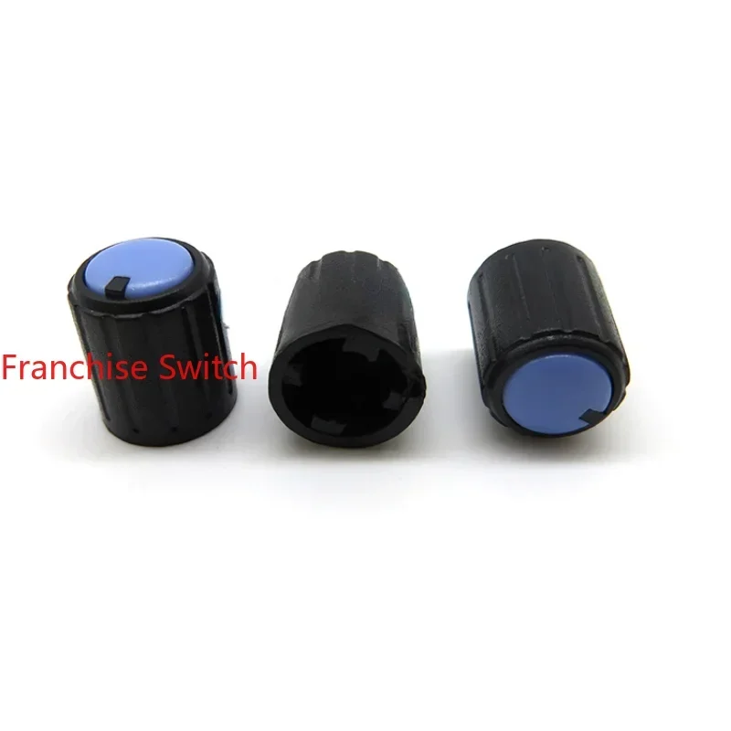 10PCS 10 * 12MM Full Plastic Cap Type Knob Volume Potentiometer Matched With Universal Half Shaft