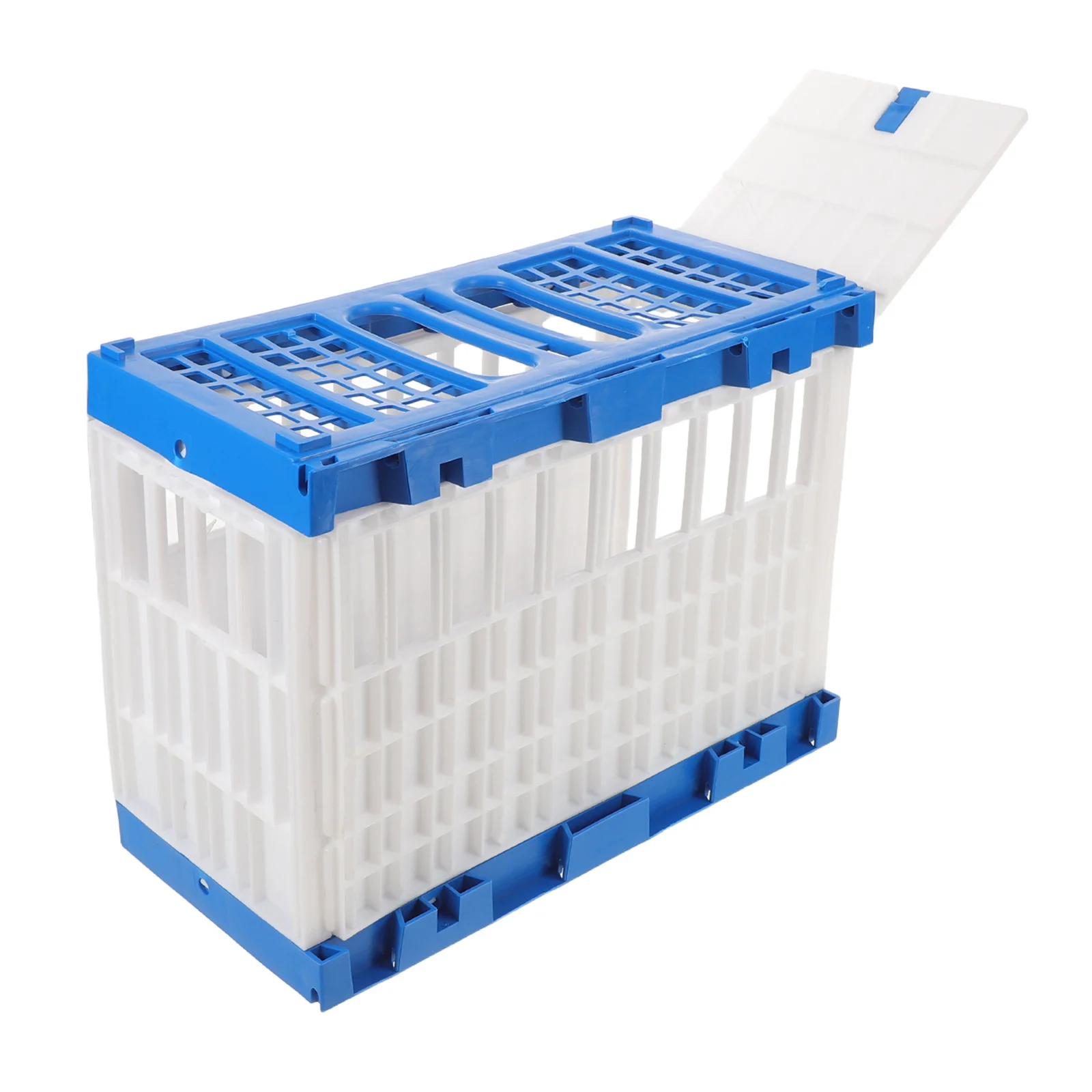 

1pcs 32X24.5X16.5Cm Plastic Cage For Training Release: Portable Bird Travel Carrier Ventilated Racing Pigeon Basket Lightweight