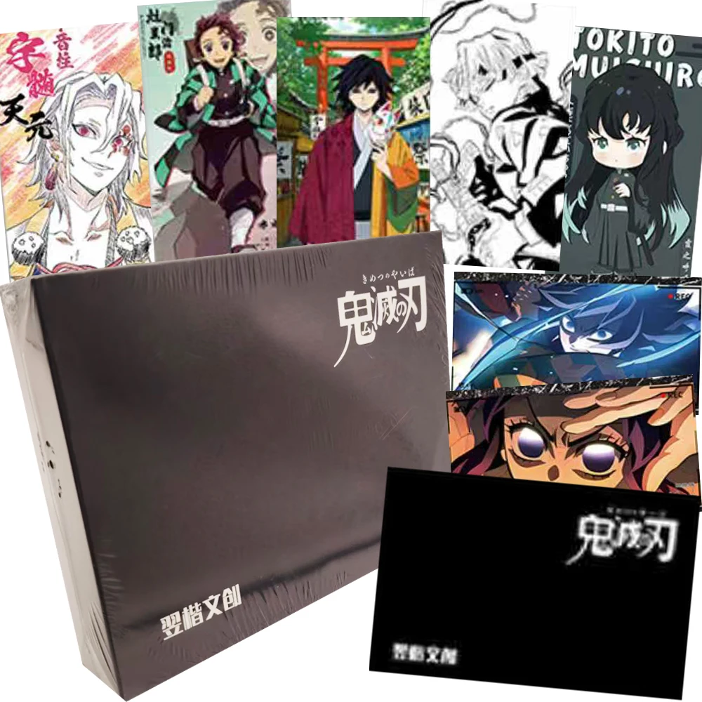 

Japanese Anime Demon Slayer Trendy Hobby Collection Cards Character Line Draft Art Personality Color Paper Rare Cards Fans Gifts