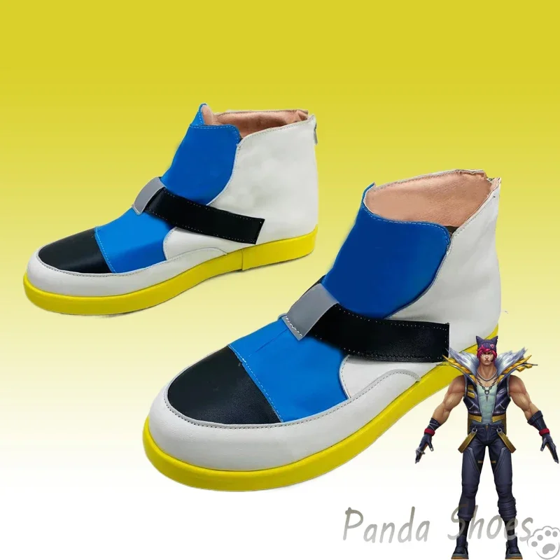 

LOL The Boss Sett Косплей Обувь Аниме Игра League of Legends Cos Фиолетовый Косплей Костюм Опора Обувь для Хэллоуина